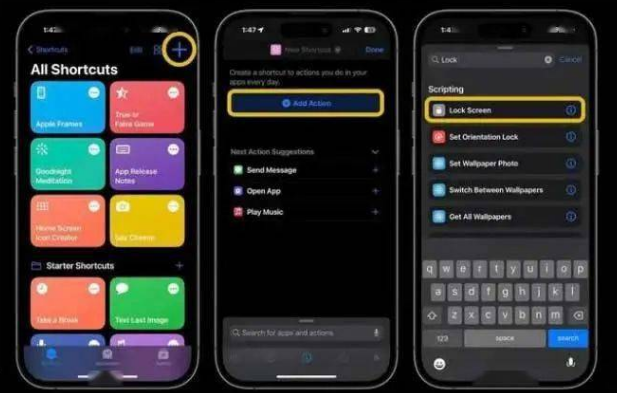 玉树苹果14锁屏维修店分享iPhone14升级iOS16.4后如何创建锁屏快捷方式 